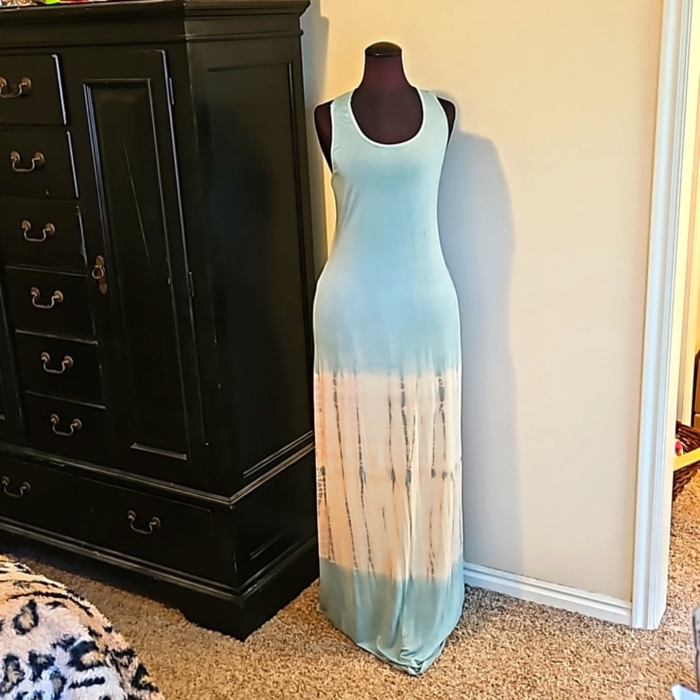 Papaya full length dress Jr's sz L
